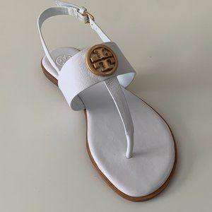 (BRANDNEW) Tory Burch Benton 2 Flat Thong Sandal WHITE